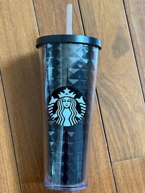 2016 Starbucks black diamond pattern 24oz Tumbler